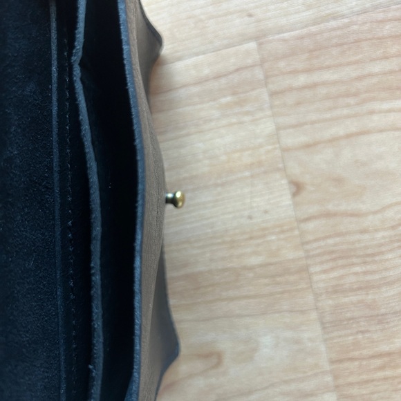 Madewell Leather Bag with Chain (Black) - Picture 4 of 6